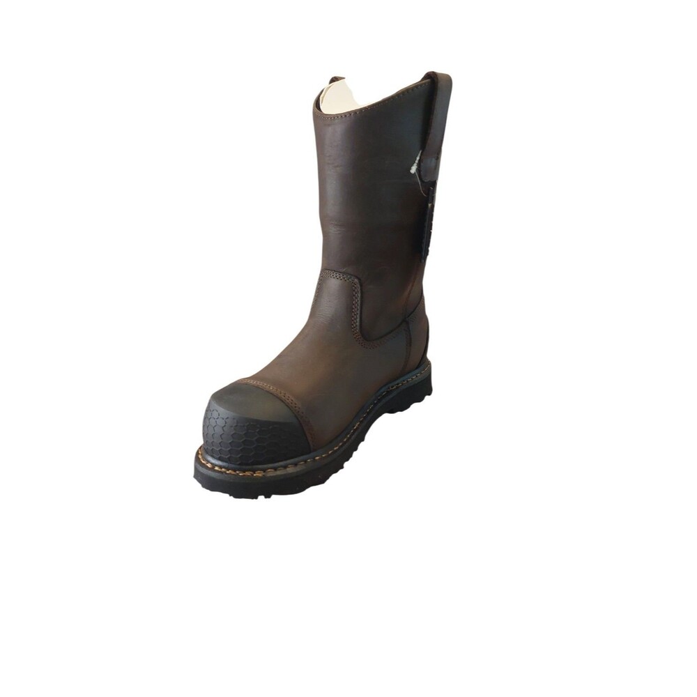 Ace Bronco IV Composite Toe Leather Crew Work Boots Unisex Mens 4.5 Wormens 6